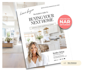 Real Estate Home Buyer Guide | NAR Settlement | Real Estate Marketing | Real Estate Canva Template | Buyer Roadmap | 20 Editable Pages