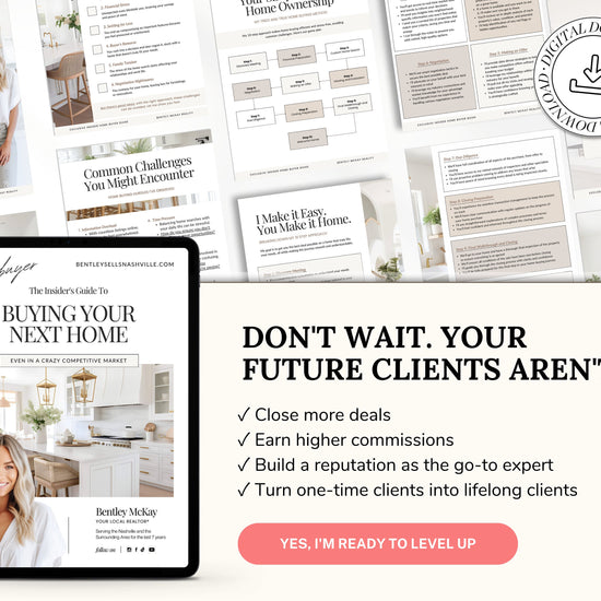 Real Estate Home Buyer Guide | NAR Settlement | Real Estate Marketing | Real Estate Canva Template | Buyer Roadmap | 20 Editable Pages