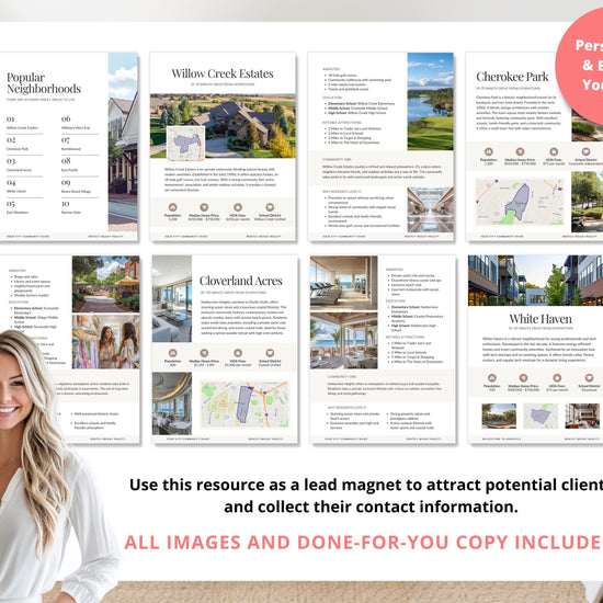 Local Community Guide | Neighborhood Guide | Real Estate Local Guide Template | Real Estate Community Guide | Community City Guide | Canva