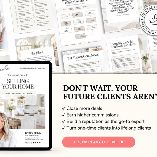 Real Estate Seller Guide | NAR Settlement | Real Estate Marketing | Real Estate Canva Template | Seller Roadmap | Prelisting Packet Canva