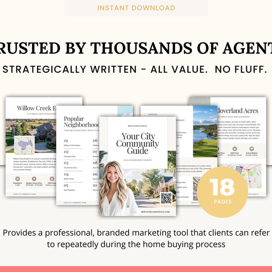 Local Community Guide | Neighborhood Guide | Real Estate Local Guide Template | Real Estate Community Guide | Community City Guide | Canva