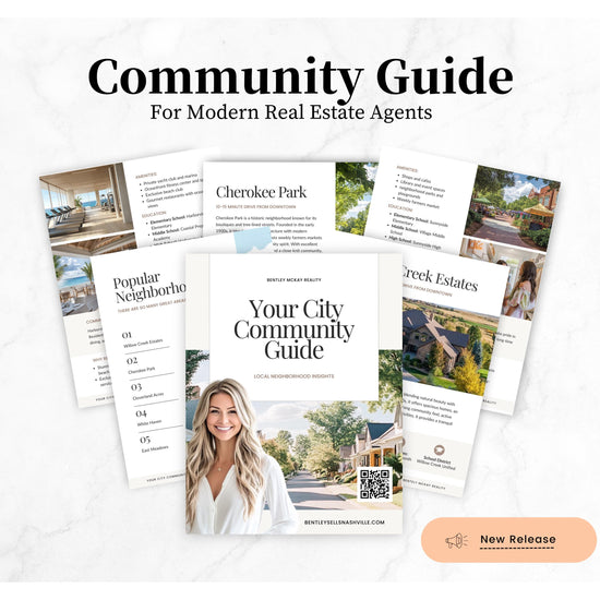 Neighborhood Guide | Community Guide | Real Estate Local Guide Template | Real Estate Community Guide | Local Community City Guide | Canva