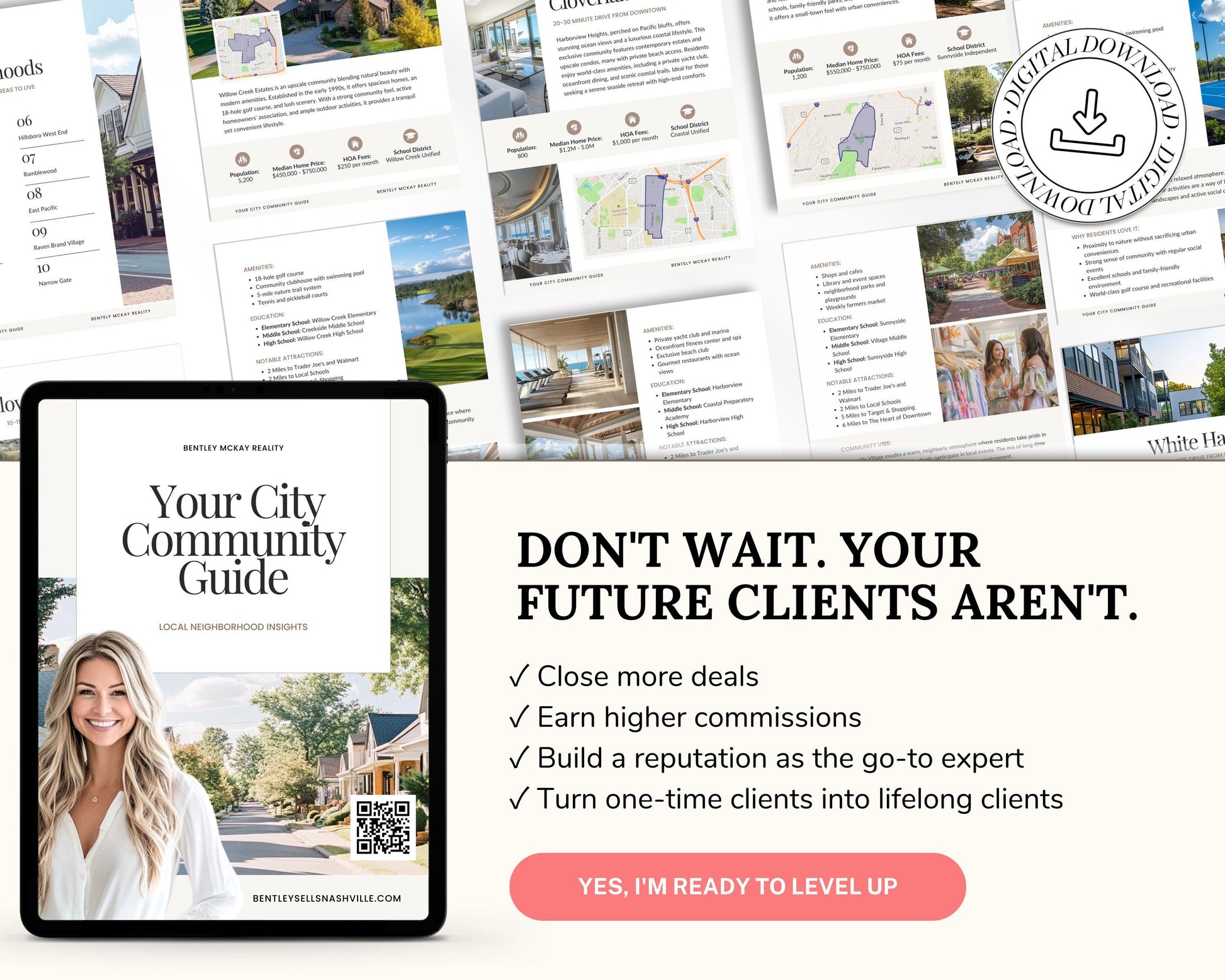 Local Community Guide | Neighborhood Guide | Real Estate Local Guide Template | Real Estate Community Guide | Community City Guide | Canva