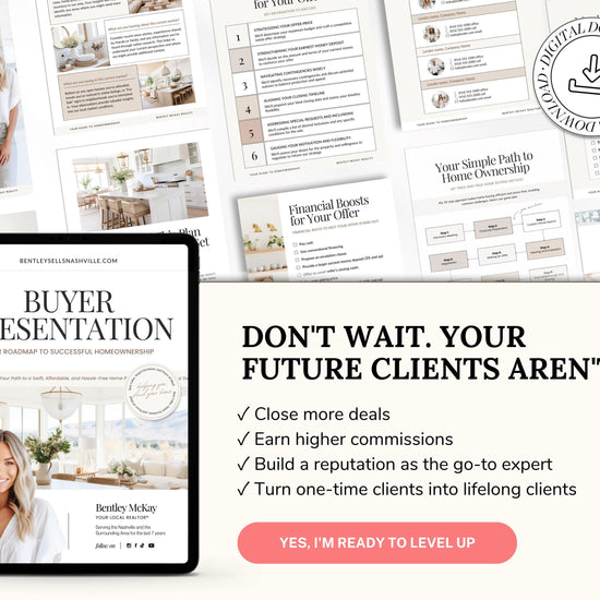 Real Estate Home Buyer Presentation | NAR Settlement | Real Estate Marketing | Real Estate Canva Template | Buyer Consultation | Home Buyer