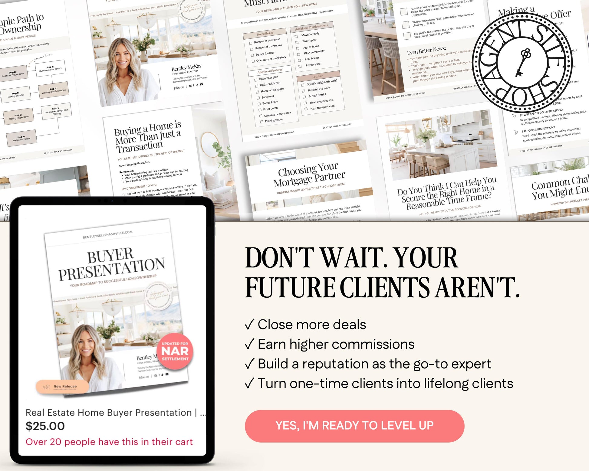 Buyer's Agent Real Estate Bundle | Home Buyer Guides | Benefits of Using a Buyer Agent | NAR Settlement | Digital Download | Buyer's Agent