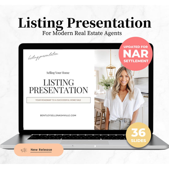 Real Estate Listing Presentation | NAR Settlement | Real Estate Marketing | Real Estate Canva Template | Listing Consultation | Home Seller