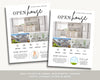 Open House Flyer | Real Estate Open House Flyer Template | Just Listed Flyer | Real Estate Marketing | Editable Canva Template | Postcard