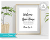 Printable Open House Real Estate Welcome Sign | Real Estate Open House Flyer | Open House Sign In | Open House Template | Canva Template