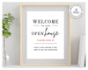 Printable Open House Real Estate Welcome Sign | Real Estate Open House Flyer | Open House Sign In | Open House Template | Canva Template