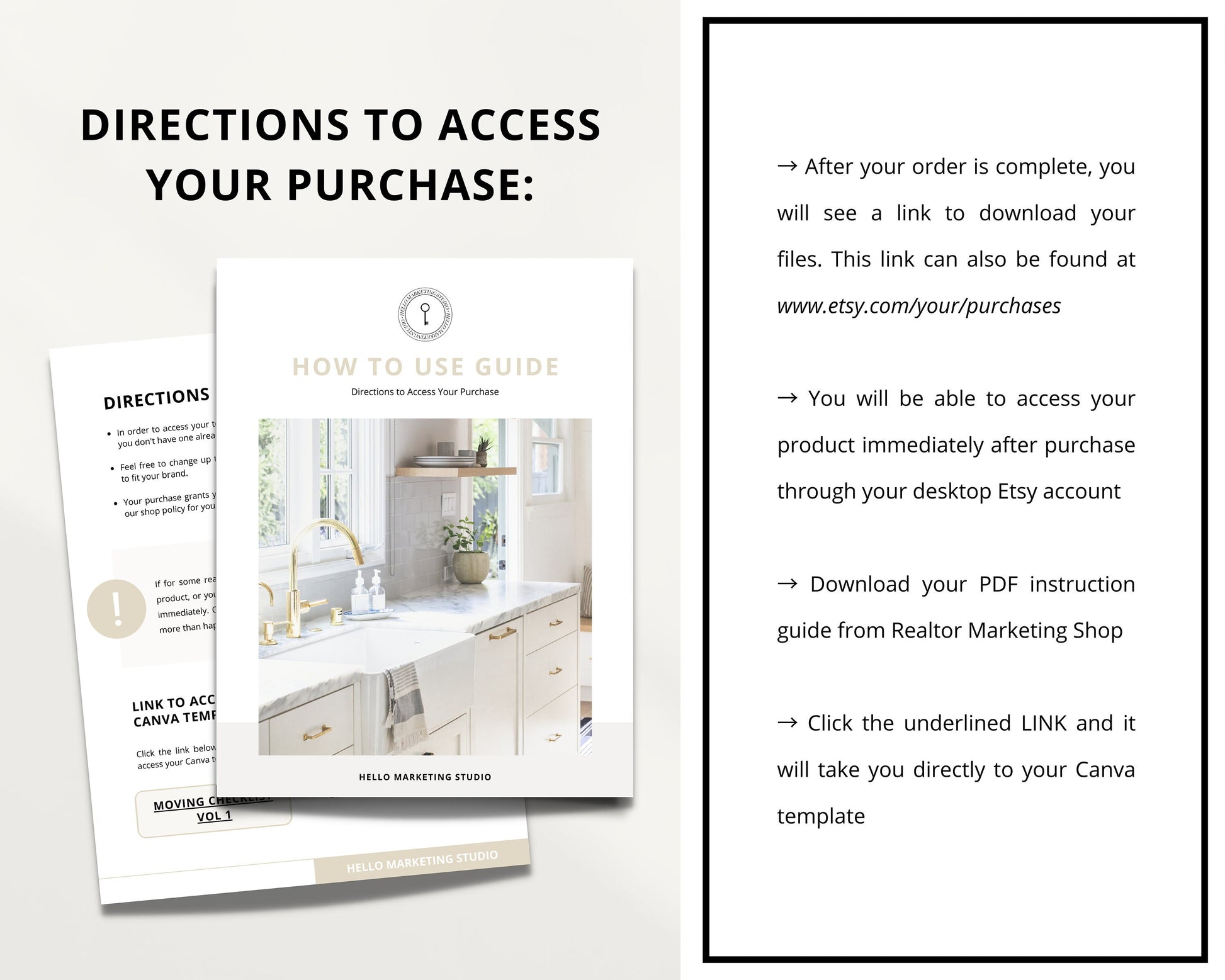 Home Seller Roadmap Guide | Buyer Roadmap Guide | Seller Flyer | Home Buying Timeline | Modern Marketing | Canva Template | Sell | Buy