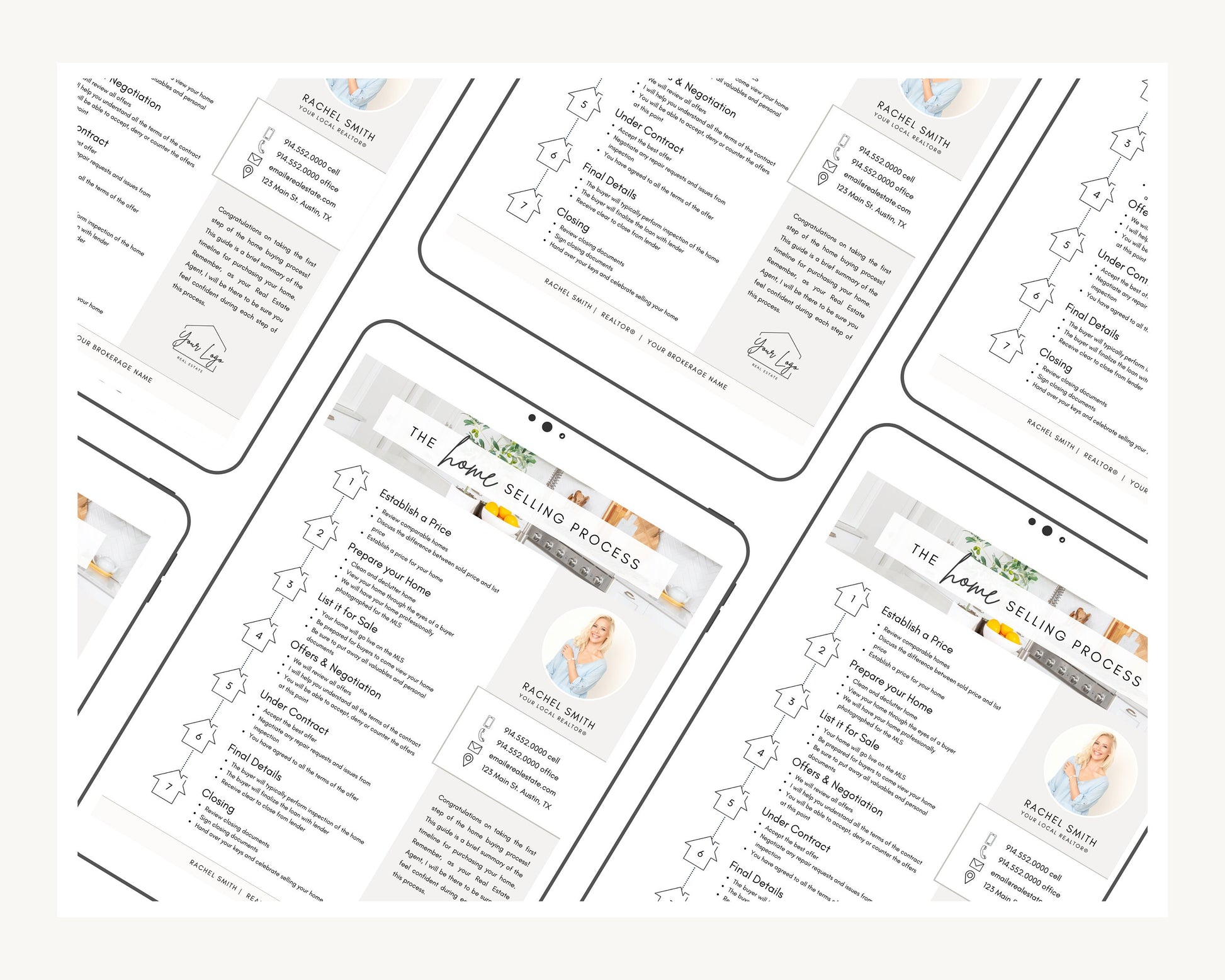 Home Seller Roadmap Guide | Seller Packet | Seller Flyer | Real Estate Marketing Material | Modern Marketing | Canva Template | Sell | Vol 3