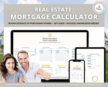 Real Estate Mortgage Calculator | Lead Generation | Mortgage Payment | Real Estate Marketing | Interest Rates | Monthly Debt |Purchase Price