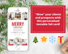 Christmas Digital Textable Card for Real Estate | Textable Christmas Card | Winter Real Estate Marketing | Winter | Real Estate Marketing