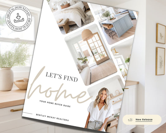 Real Estate Home Buyer Guide | Buyer Packet | Real Estate Marketing | Real Estate Canva Template | Buyer Roadmap | 17 Editable Pages -Vol 1